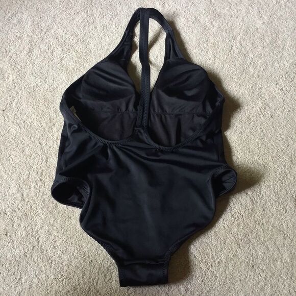 Peixoto Flamingo T Strap Black One-Piece Swimsuit - Picture 7 of 10